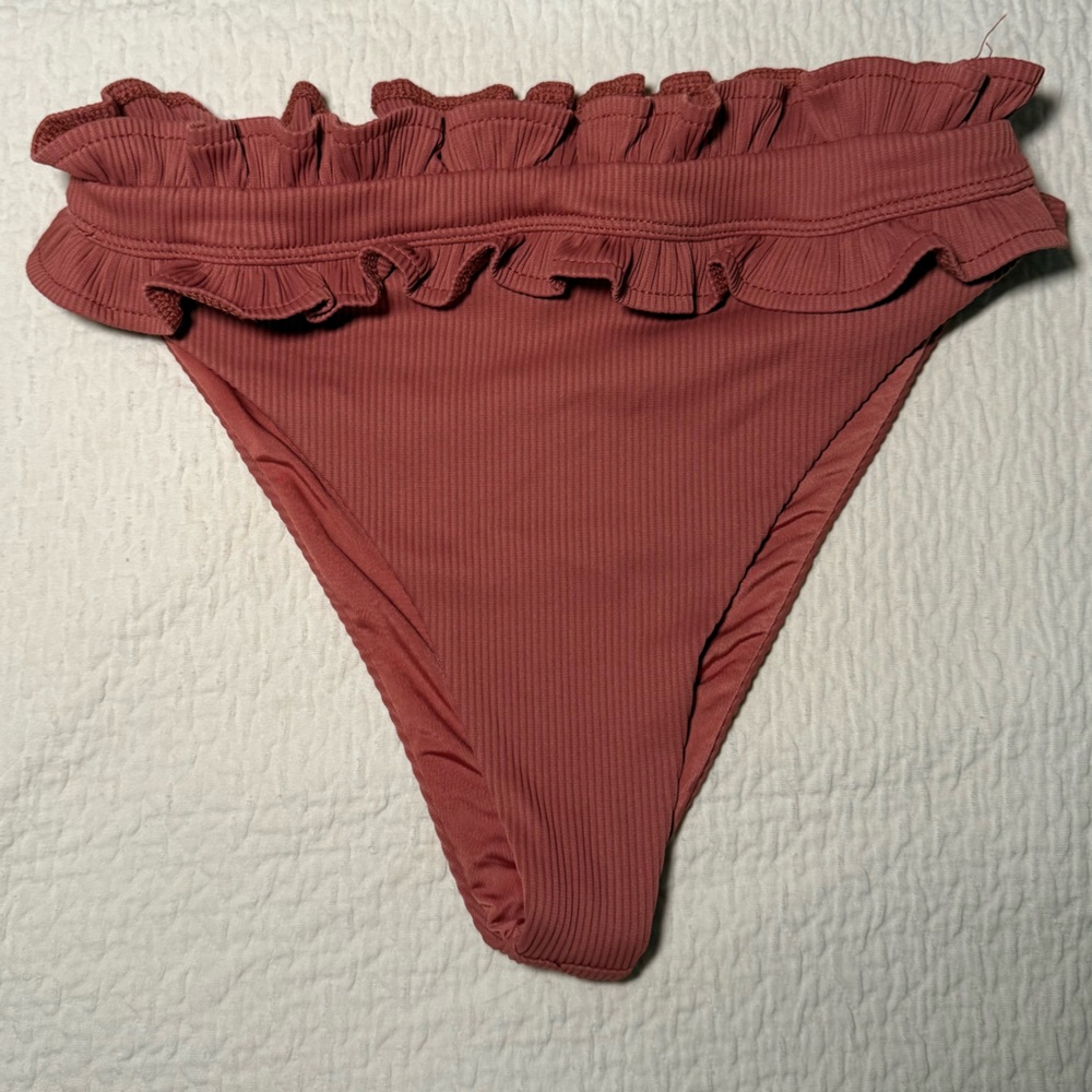 Beach Riot Ruffle Bikini Bottoms
